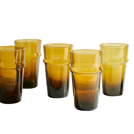 Beldi Nico Amber Glasses | Large