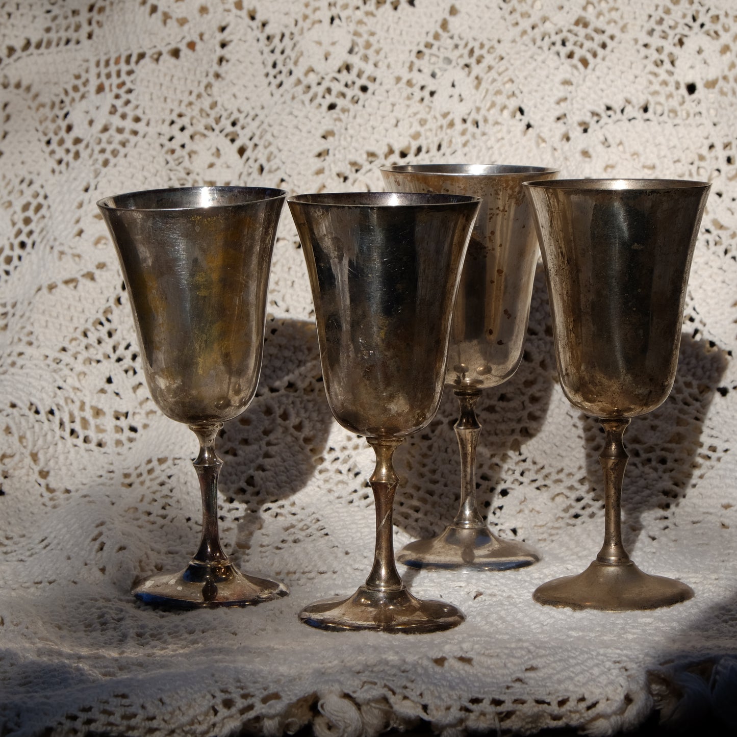 Silver Goblets- Set of 4