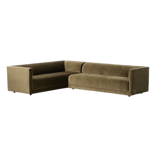 Phillip 2-Piece Sectional- Surrey Olive