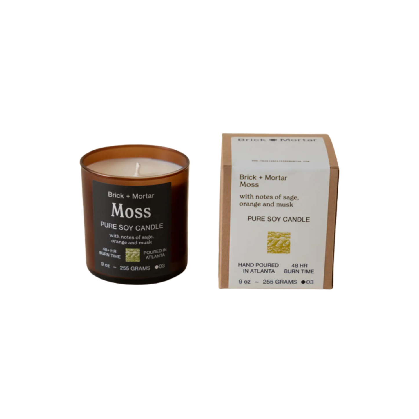 Brick + Mortar Pure Soy Candle