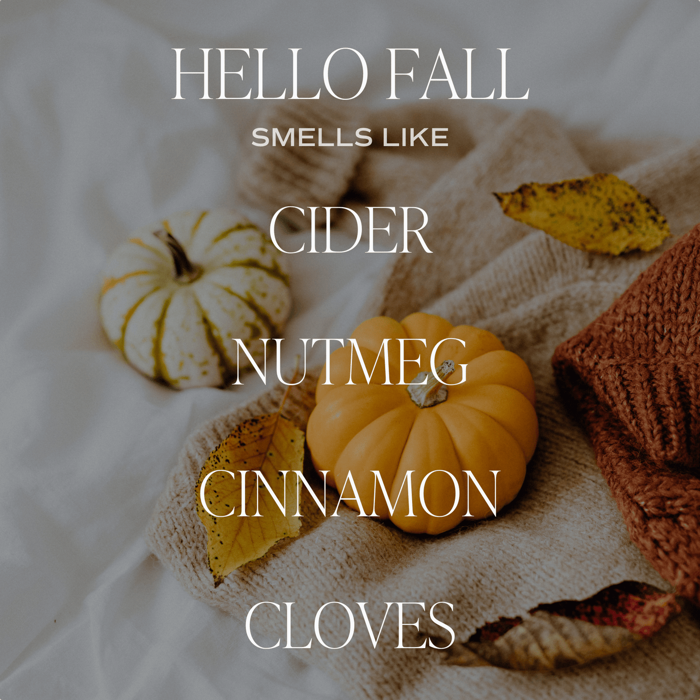 Hello Fall 15 oz Candle, Matte Jar - Fall Decor