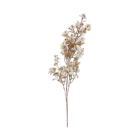 ARTIFICIAL PRUNUS BLOSSOM, CREAM