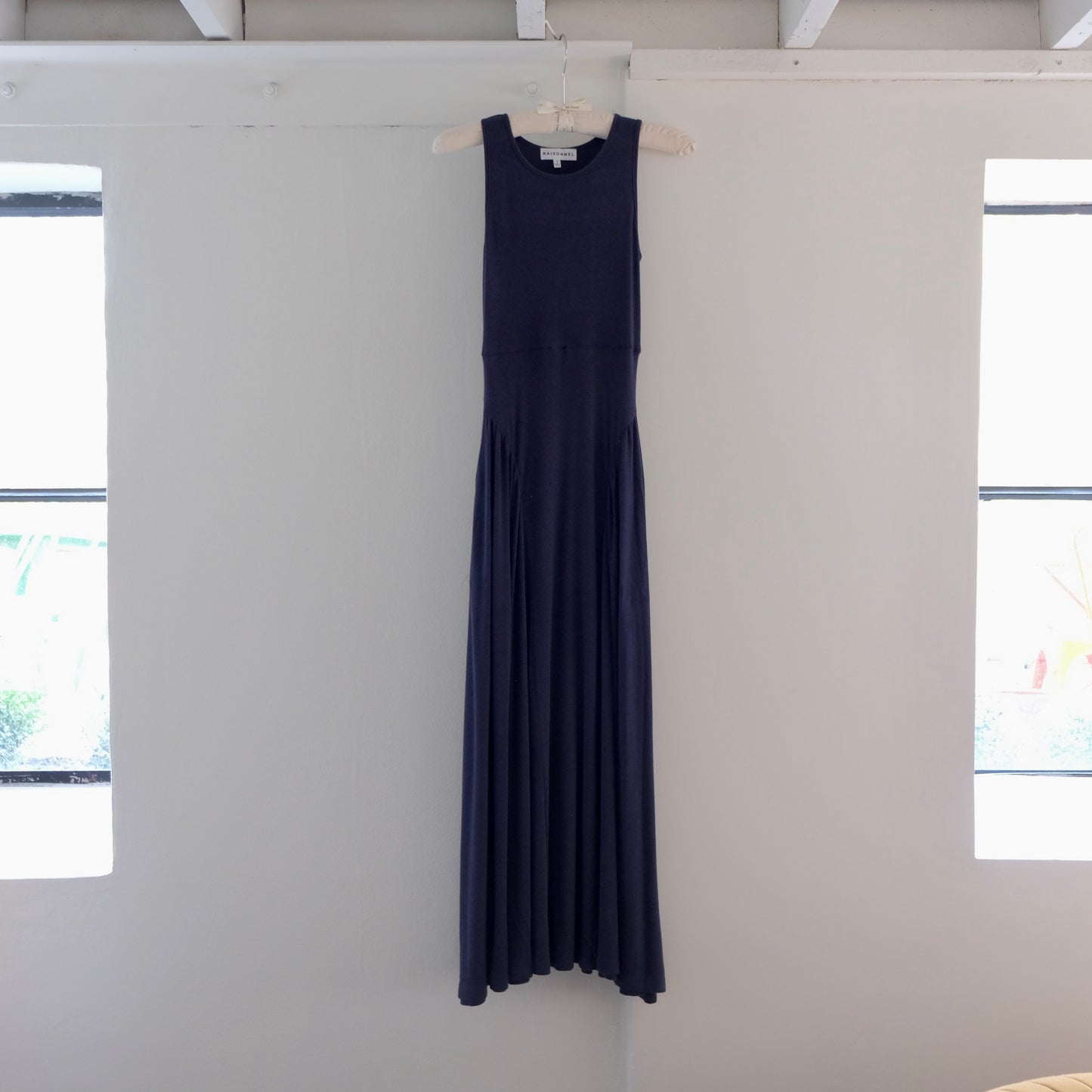 Soft Drape Jersey Midi Dress