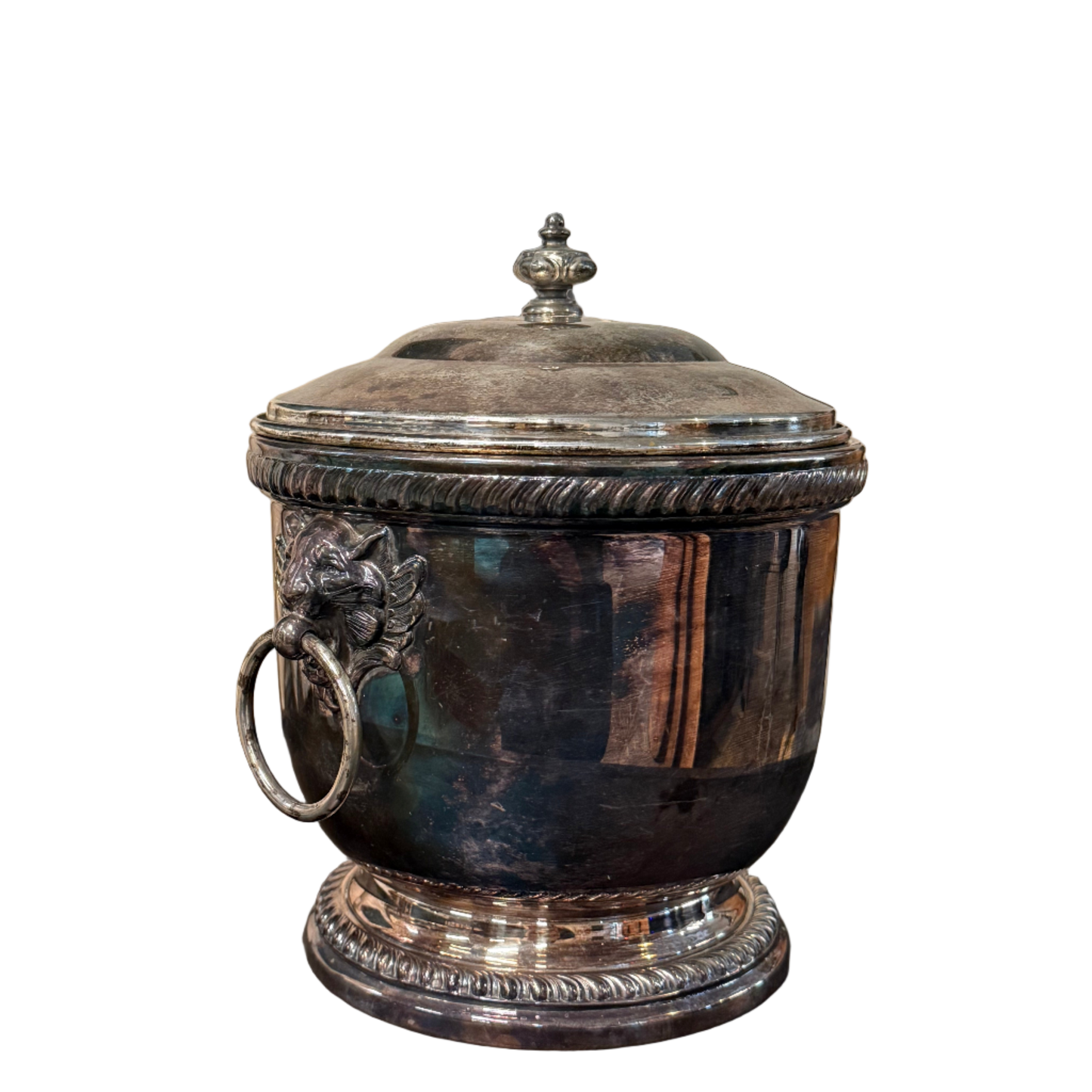 Antique Silver Plate Ice Bucket