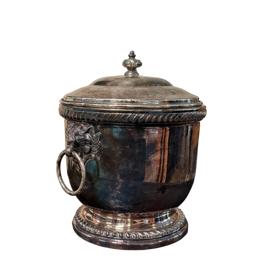 Antique Silver Plate Ice Bucket