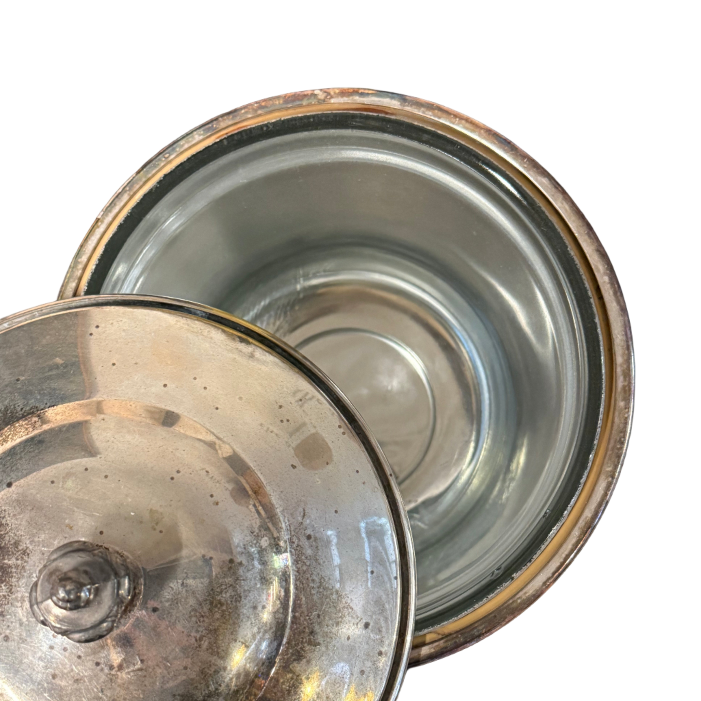 Antique Silver Plate Ice Bucket