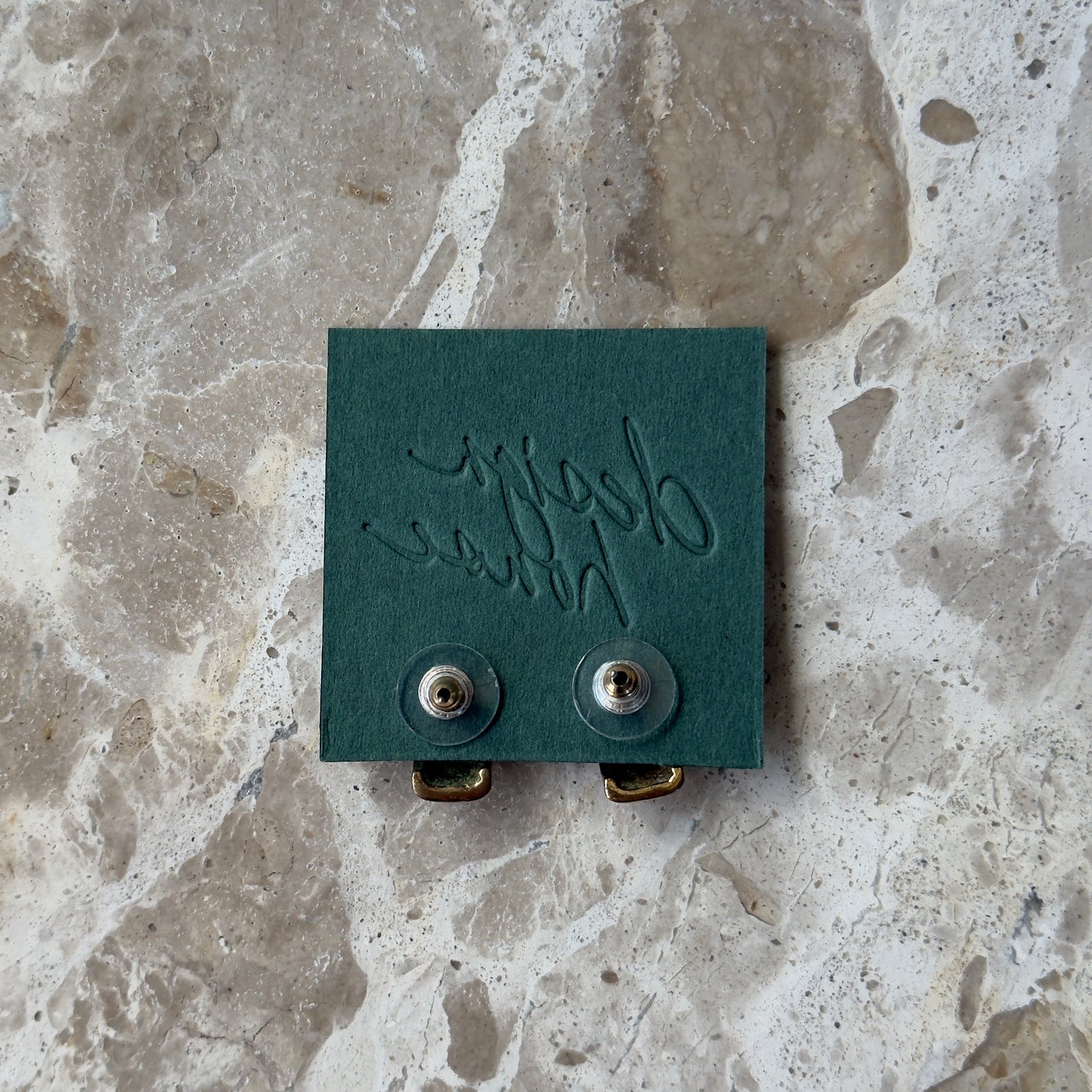 Monet Gold Earrings | Vintage