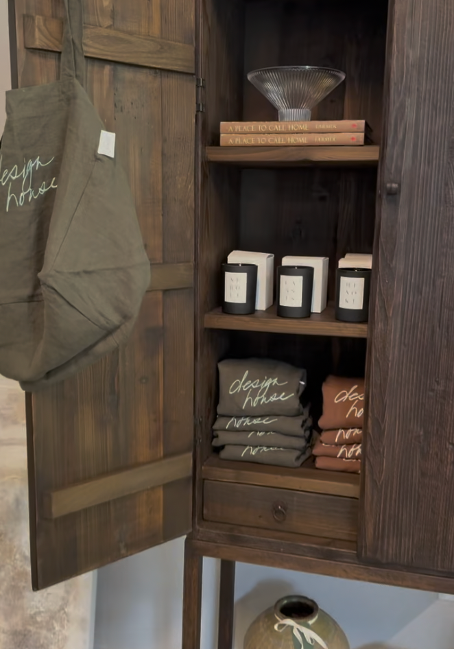 Chocolate Linen DH Tote Bag