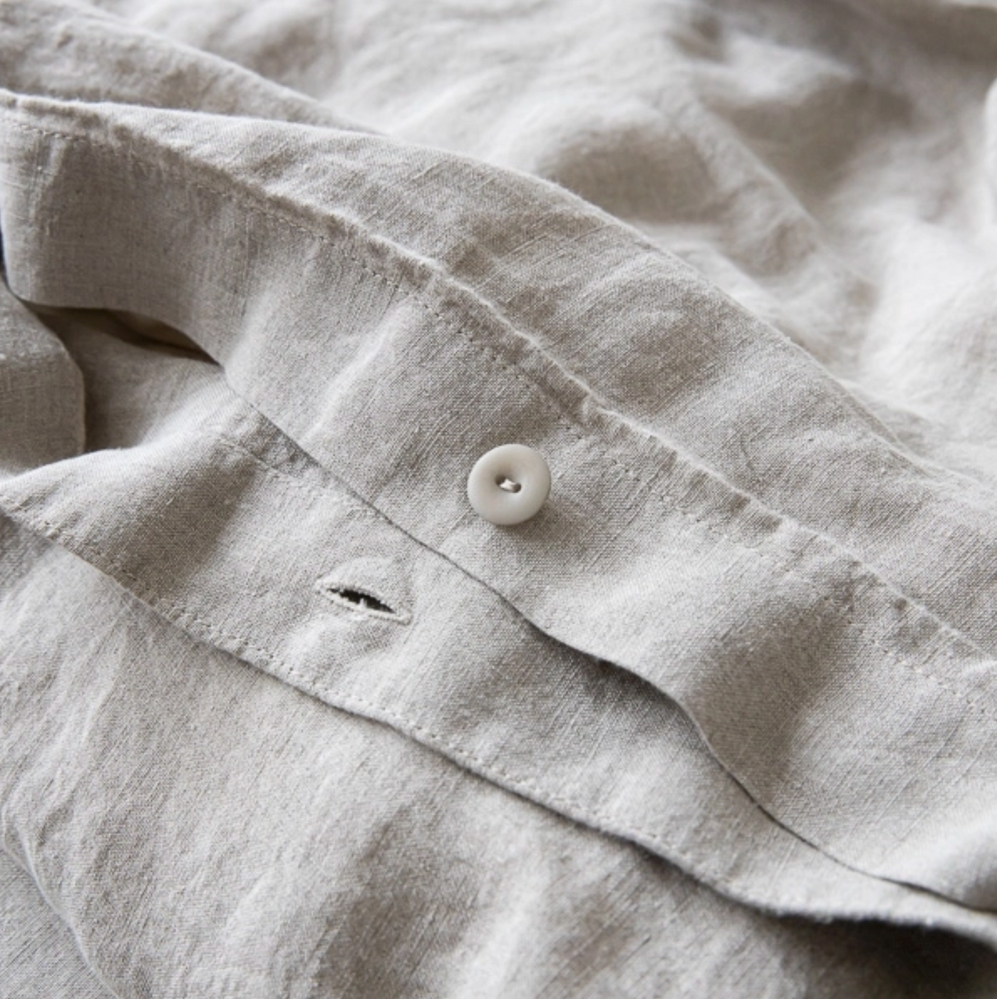 Linen Duvet Natural Stone Washed, European Flax Certified
