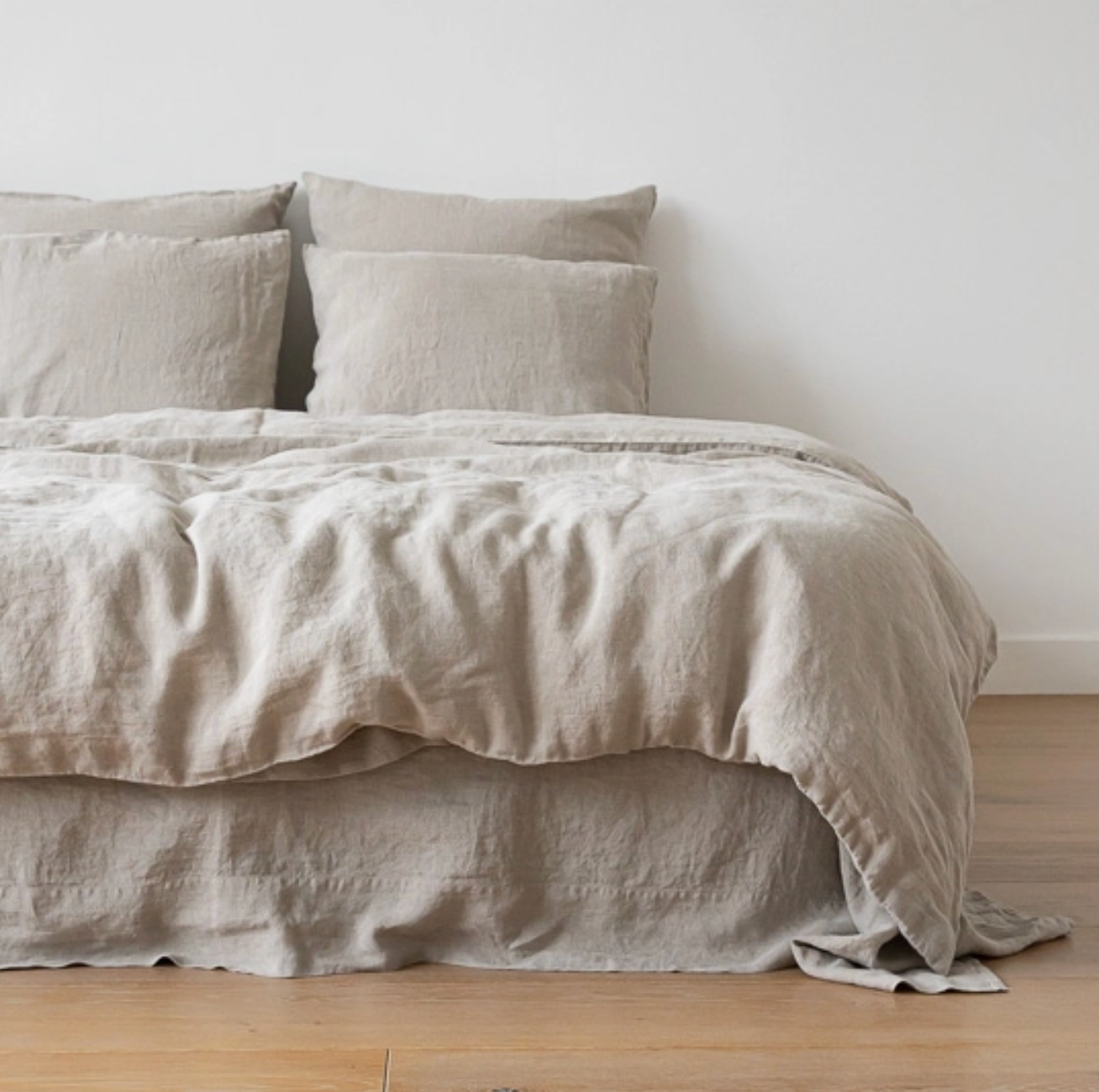 Linen Duvet Natural Stone Washed, European Flax Certified