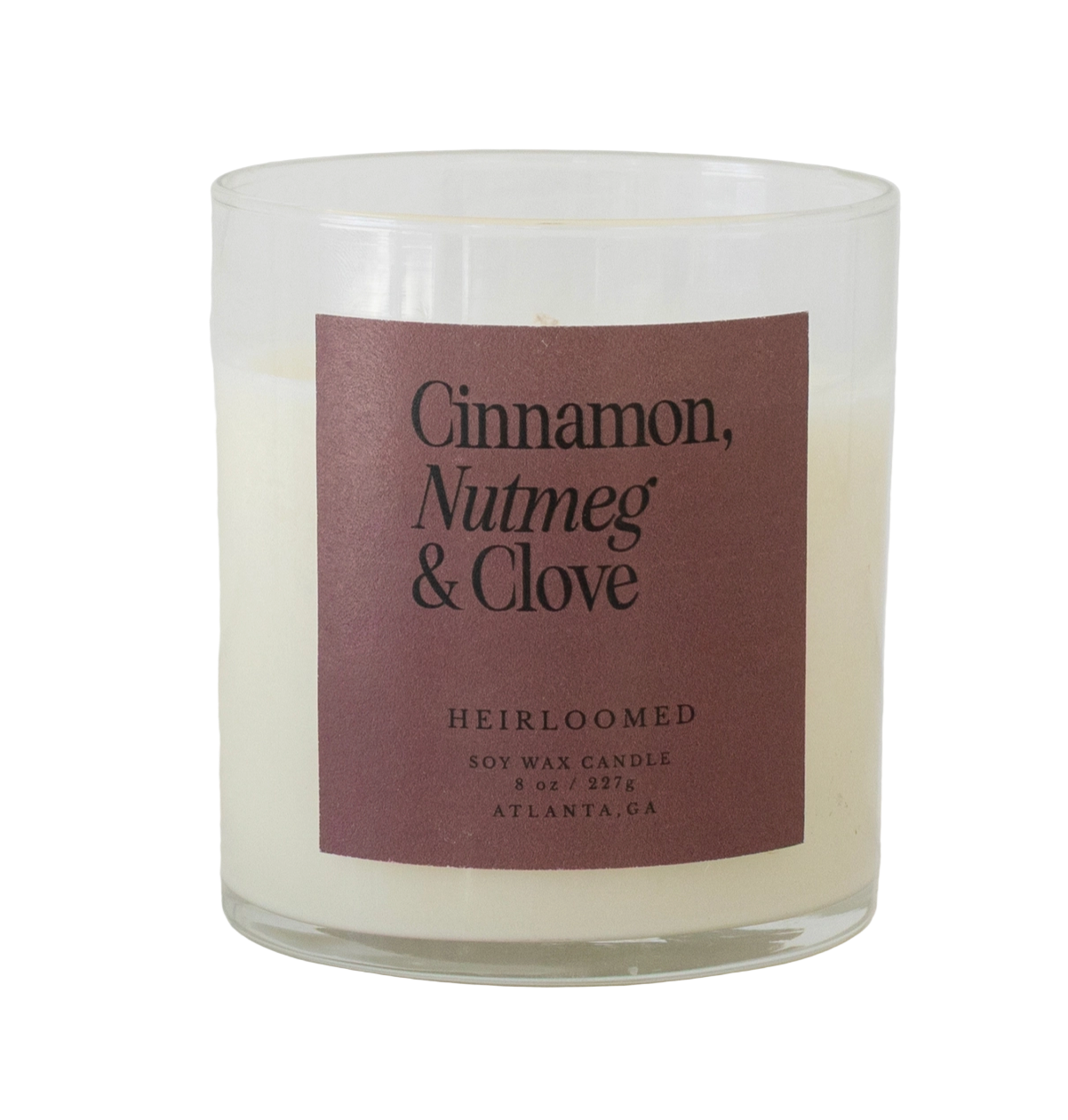Heirloomed Candle - Cinnamon, Nutmeg & Clove