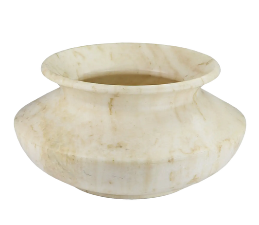 Turned Marble Water Pot