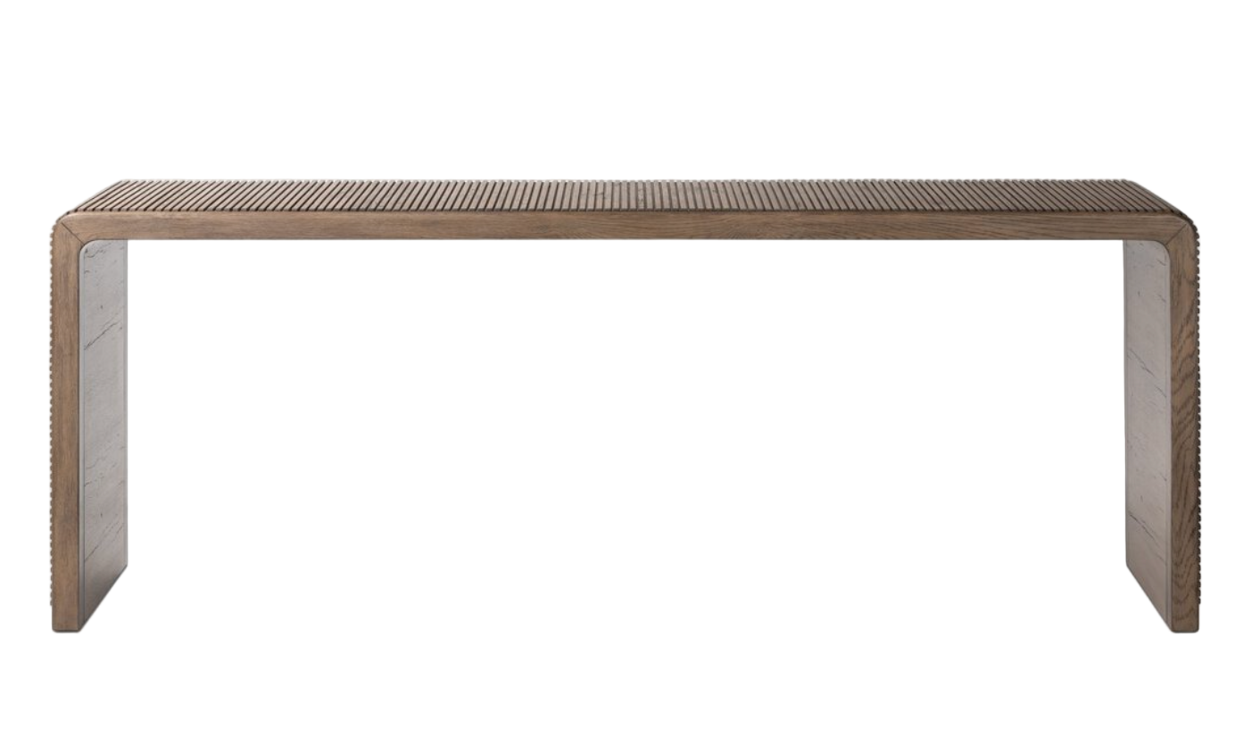 Leo Console Table - Rustic Grey