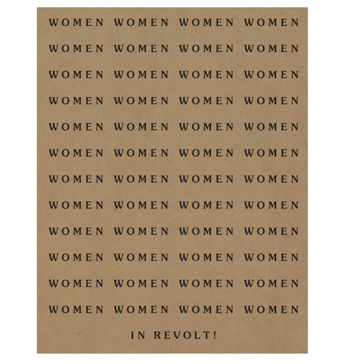 Women in Revolt!