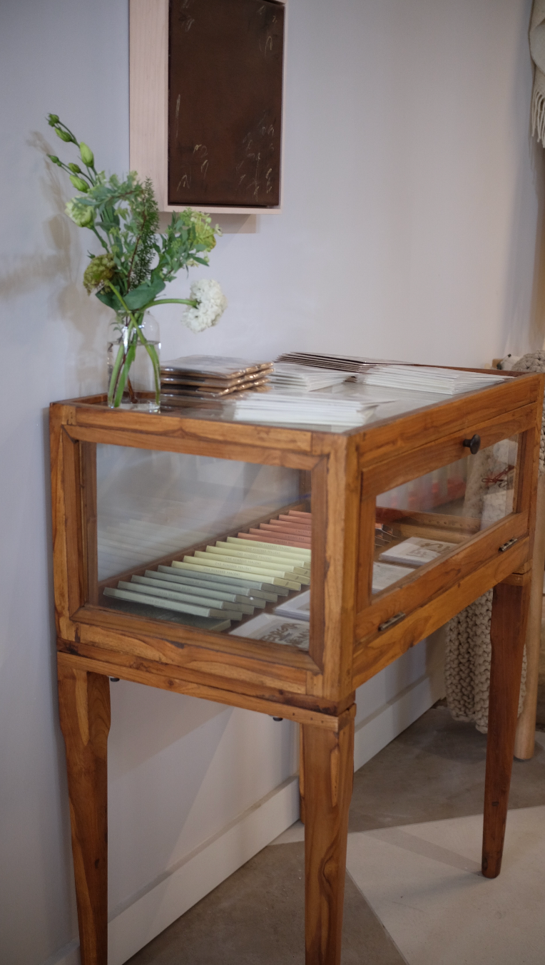 Vintage Teak Shop Case