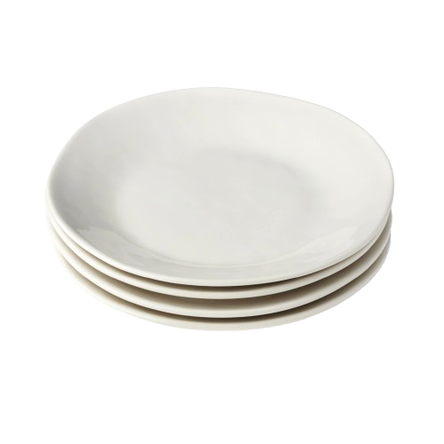 Linen Cream Salad Plate