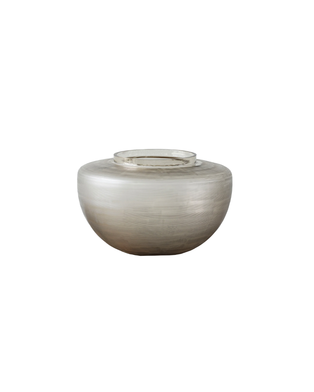 Lena Hand Cut Glass Vessel Short