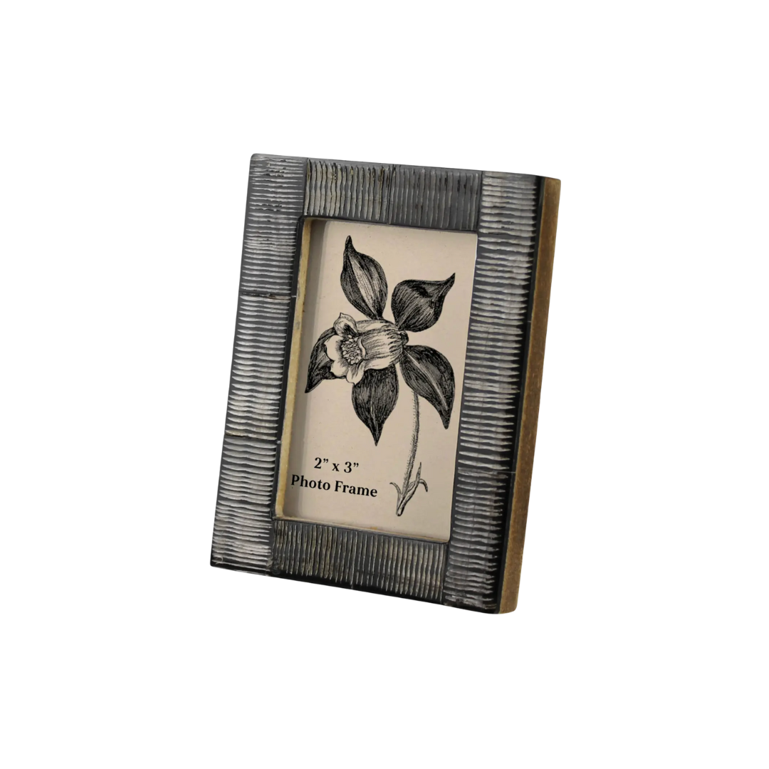 Picture Frame, Chagrin Horn 2x3