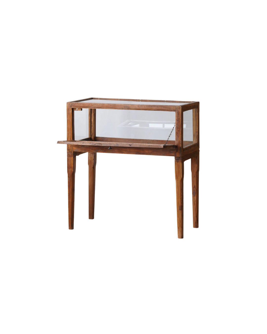 Vintage Teak Shop Case