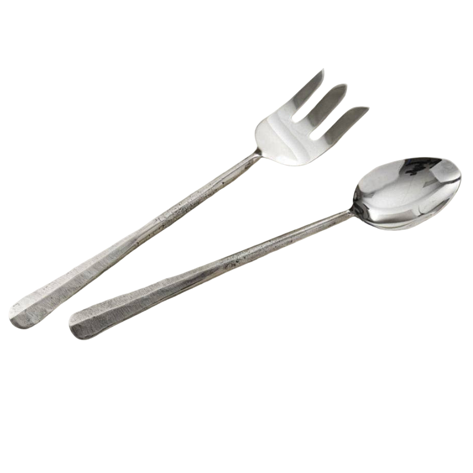 Aged Serving Pieces | Set of 2