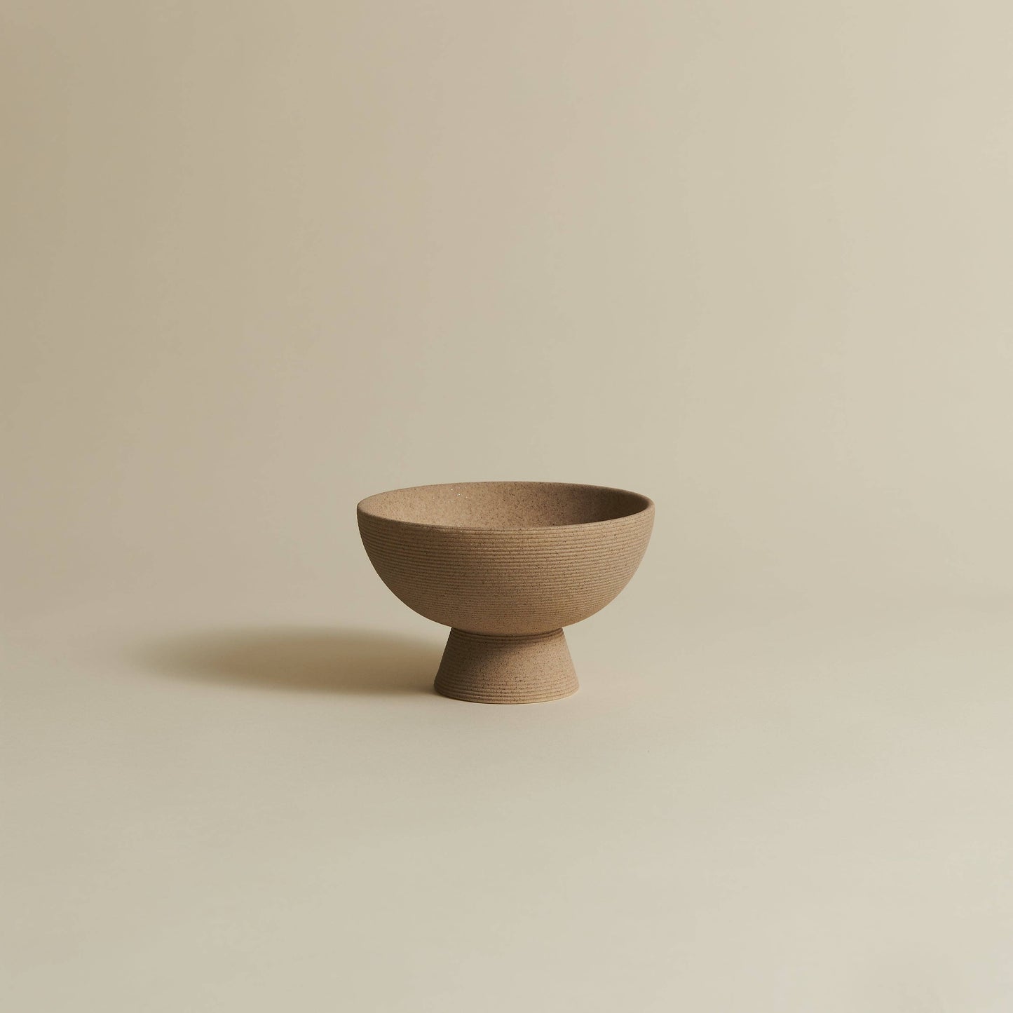 Bowl Vase: Matte Black