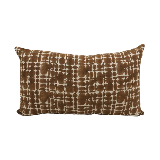 Pierre Lumbar Pillow in Tobacco