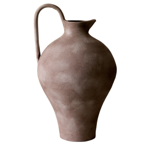 Scarlette Ceramic Vase - 17" Tall Rustic Modern Decor