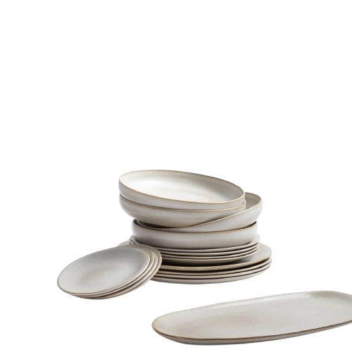 Terra Porcelanic Stoneware 17 Pieces Set