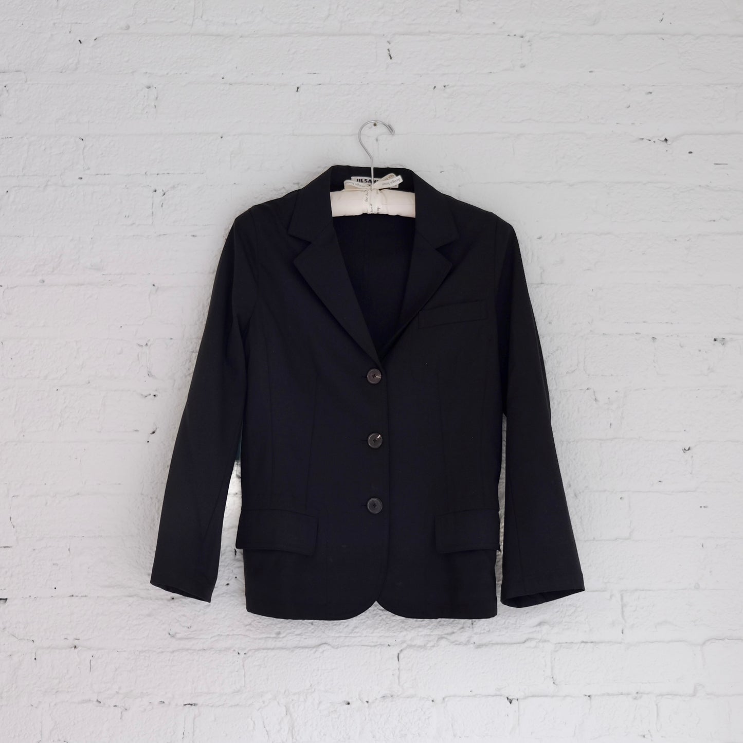 black jil sander vintage early 2000s blazer