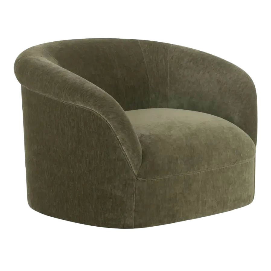 Thora Lounge Chair | Dark Green