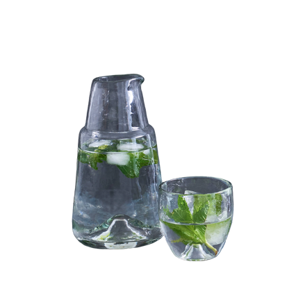 Pebbled Bedside Carafe Set
