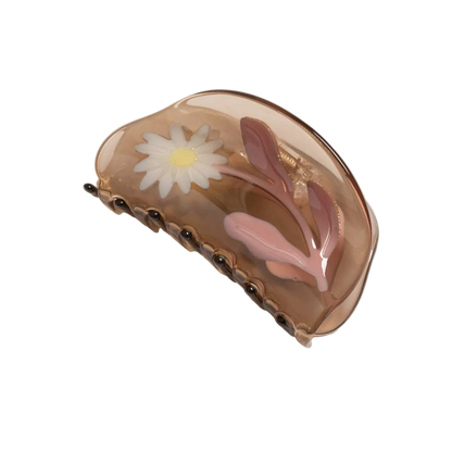 Marguerite Daisy Flower Hair Claw