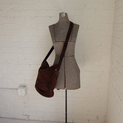 Coach Brown Suede Purse | Vintage