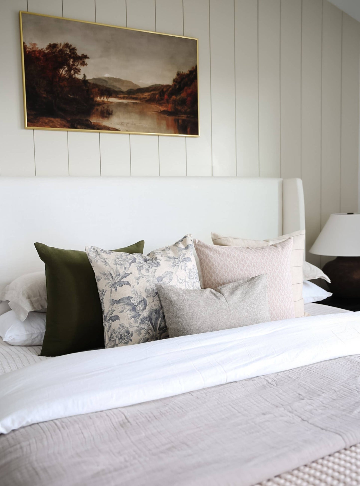 Olive Pillow Cover, Olive Green Pillow | Dark Olive: 18x18