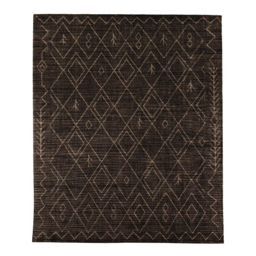 Nador Moroccan Hand Knotted Rug-Nador Espresso