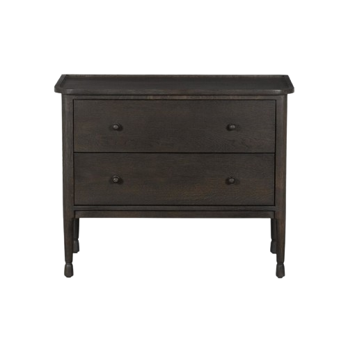 Franny Nightstand-Espresso Oak Veneer