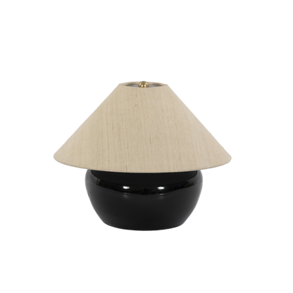 Kiyo Table Lamp - Glossy Black Ceramic