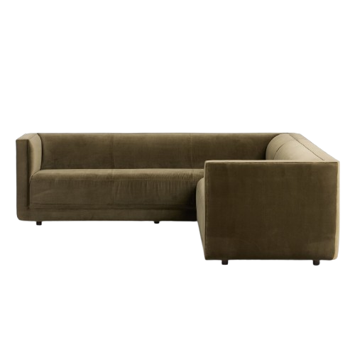 Phillip 2-Piece Sectional- Surrey Olive