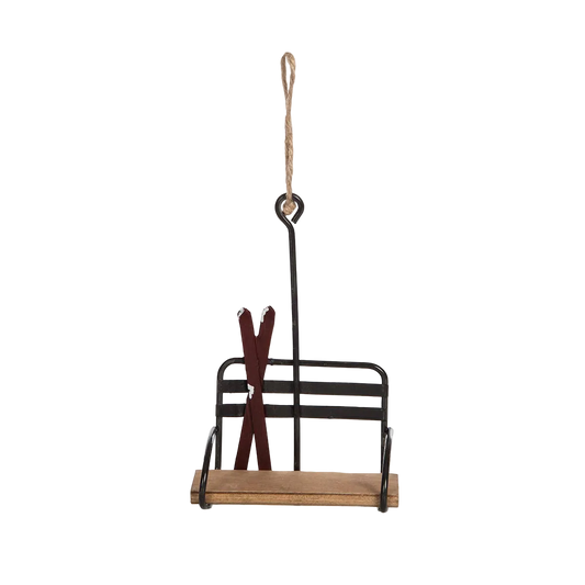 Christmas Ski Lift Ornament