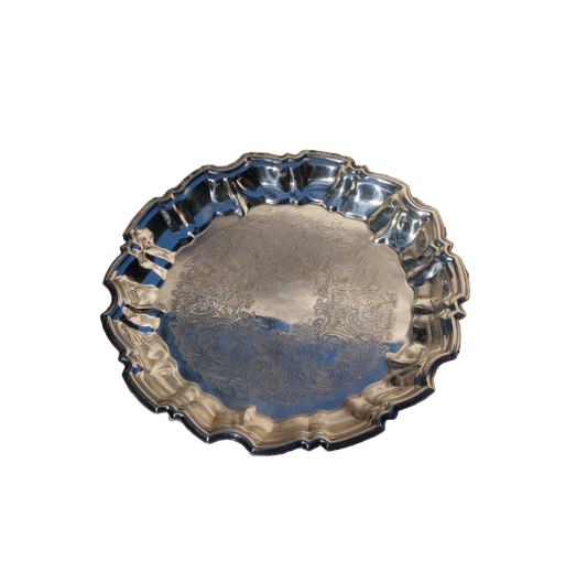 Silver Vintage Plate