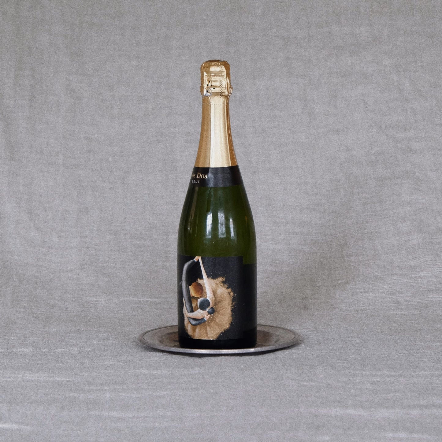 Pewter Wine Bottle Coaster