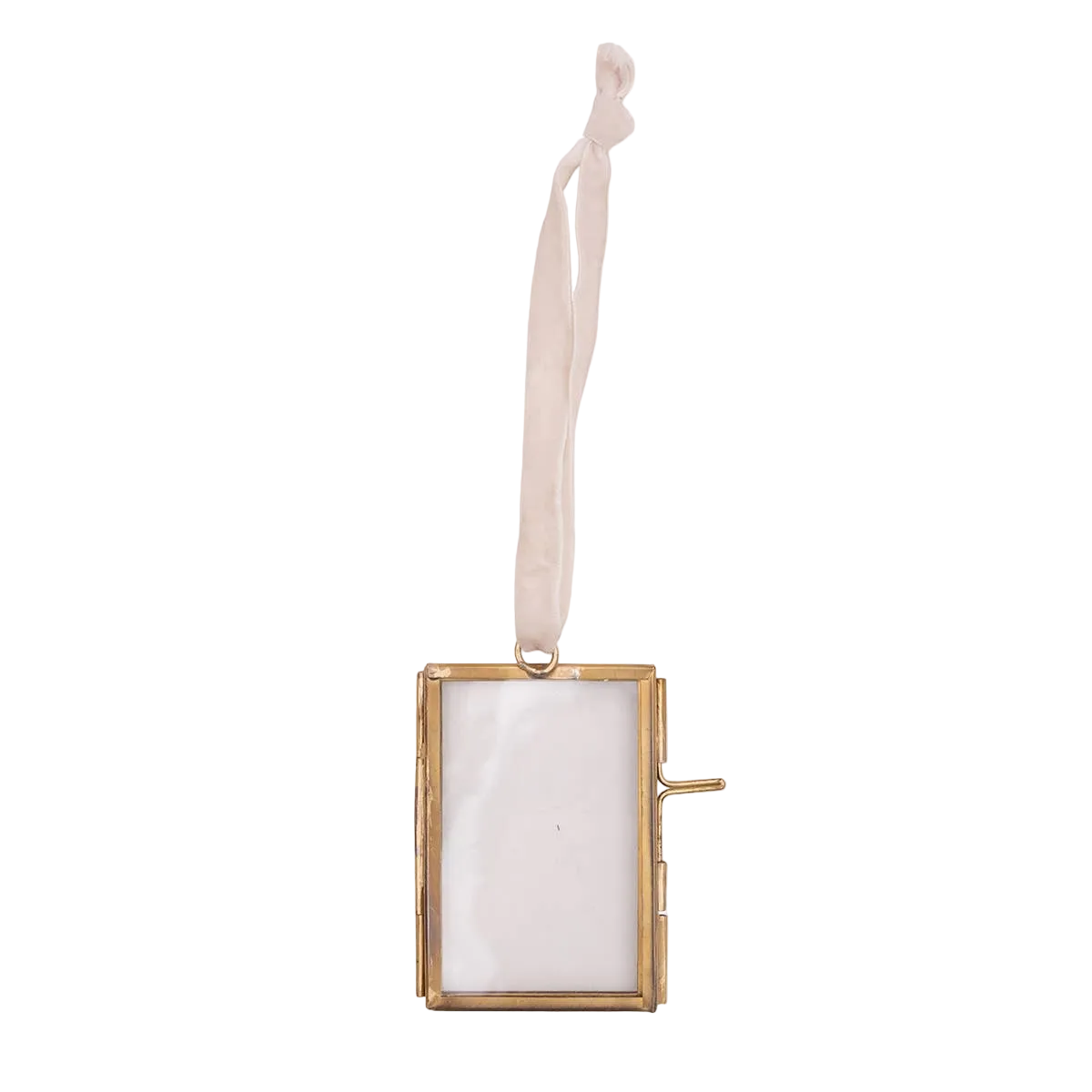 Christmas Brass Photo Frame Ornament