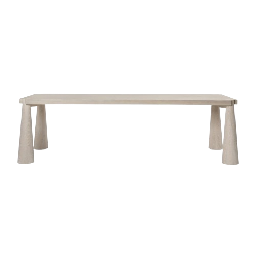 Atrop Solid Wood Rectangle Dining Table