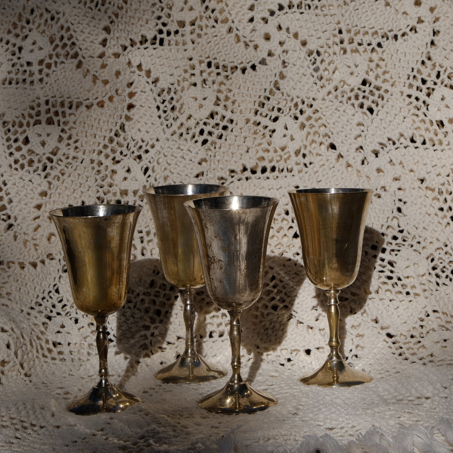 Silver Goblets- Set of 4