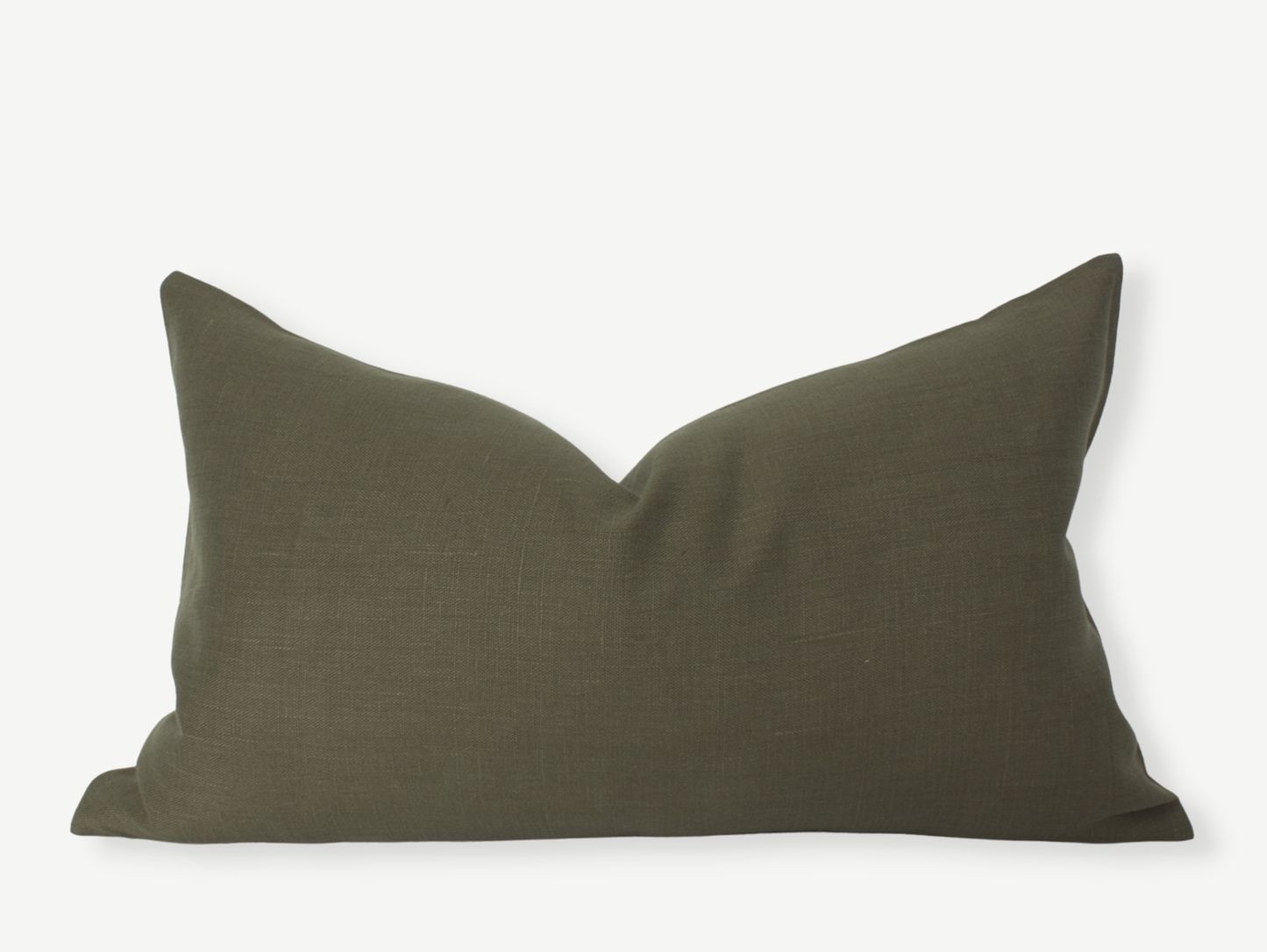 Olive Pillow Cover, Olive Green Pillow | Dark Olive: 18x18