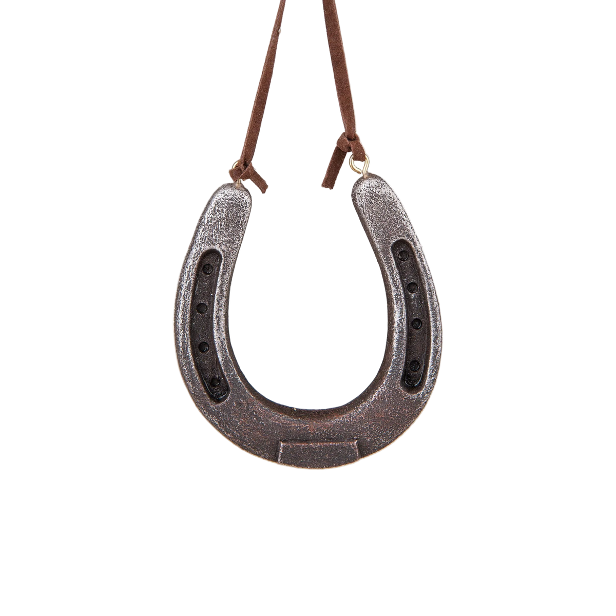 Christmas Rusty Horseshoe Ornament