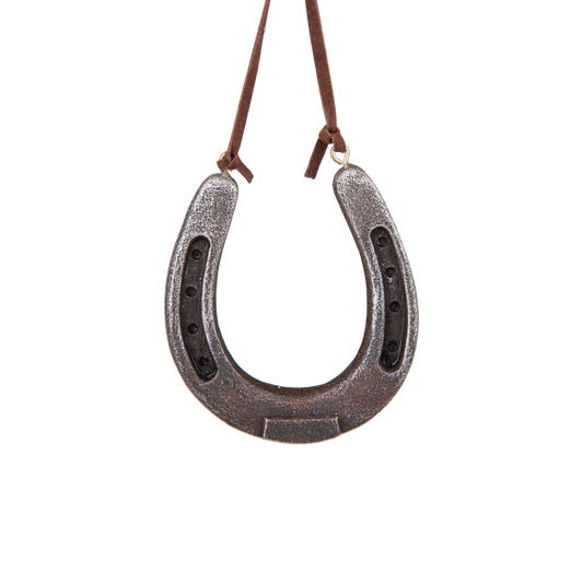 Christmas Rusty Horseshoe Ornament