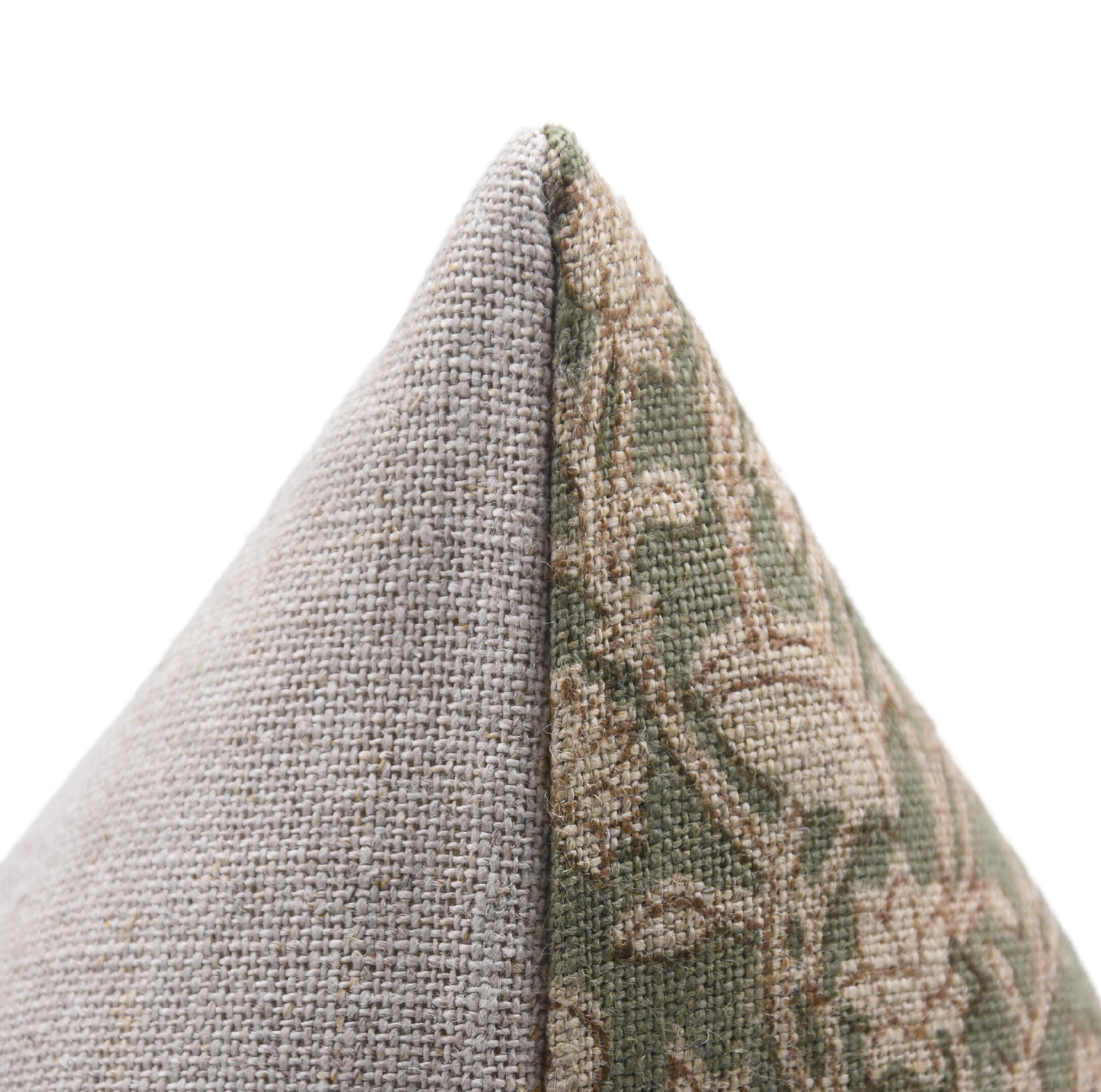 Handcrafted Style Blue Block Print Case Thick Linen - Pishta  22x22