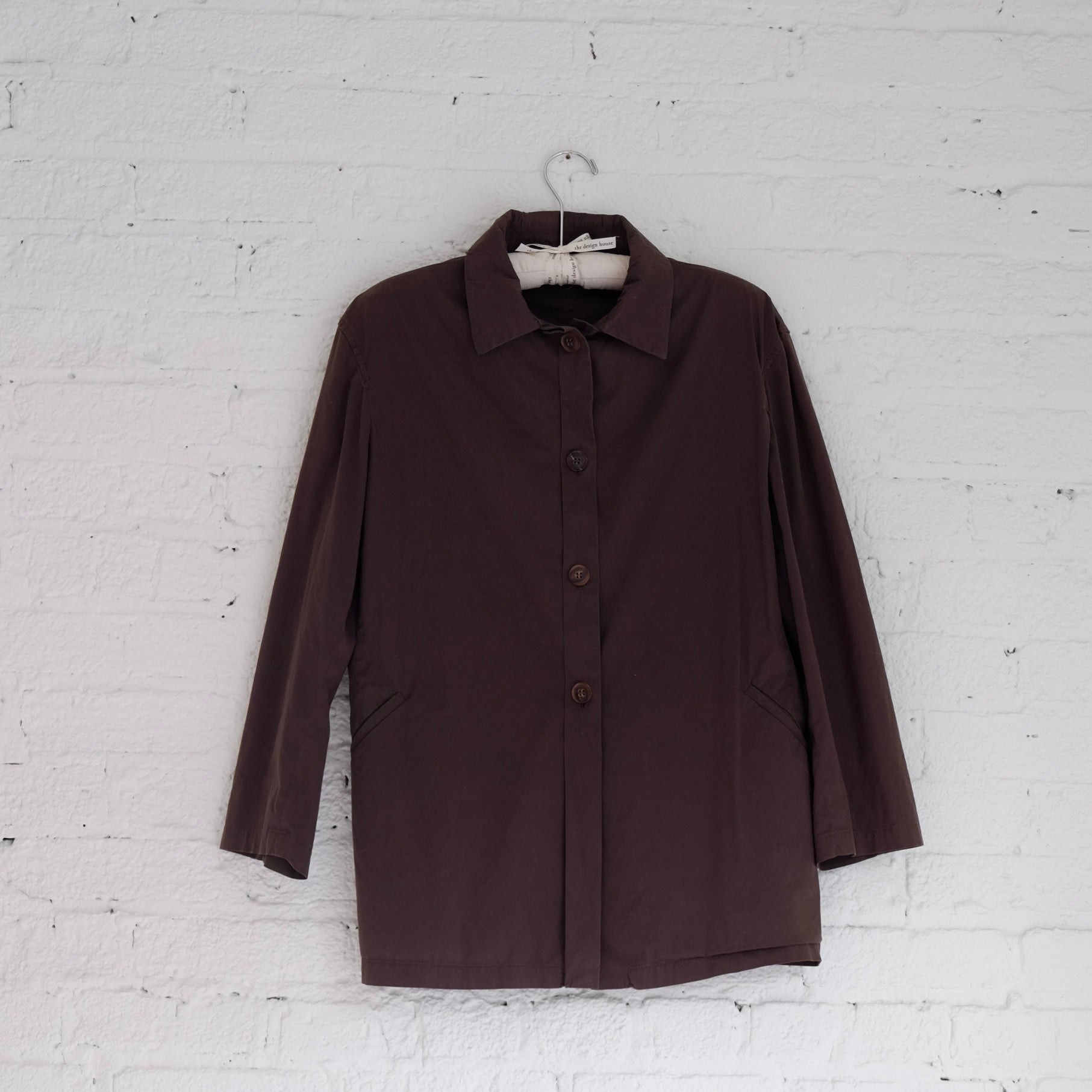 90s vintage jil sander brown utility jacket