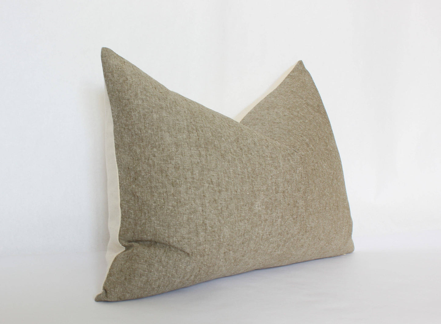 Light Olive Pillow Cover, Olive Throw Pillow: 20x20